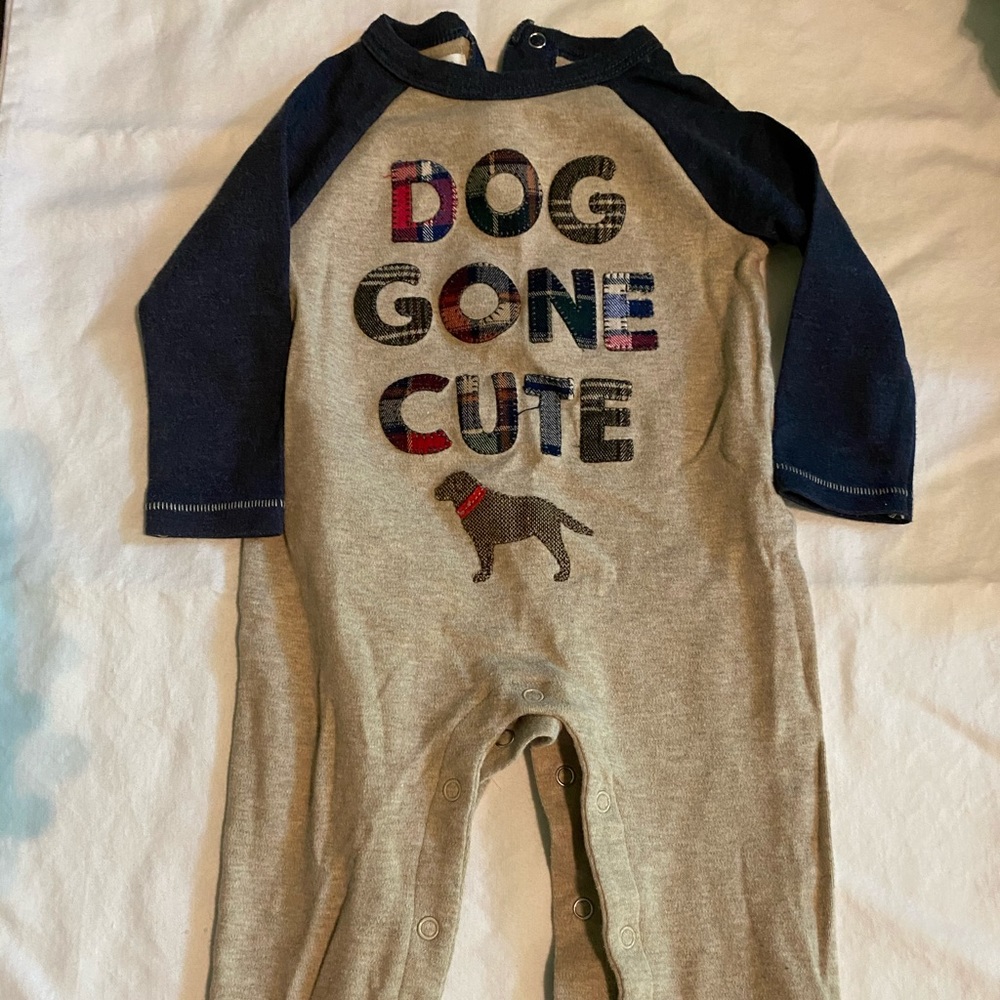 MudPie Dog One-Piece 6-9 mo